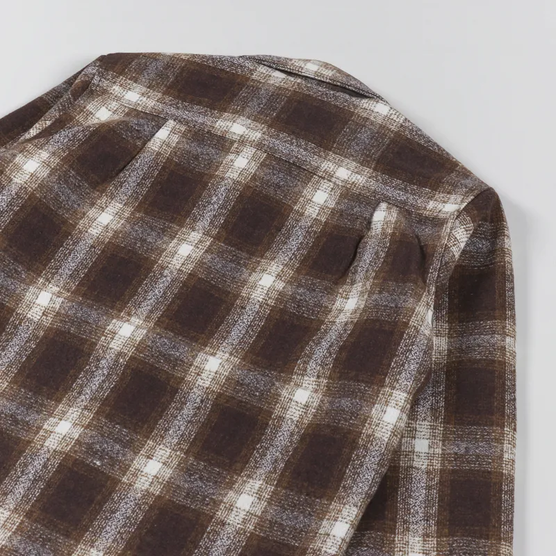 Deus Ex Machina Marcus Check Shirt Brown Plaid-5