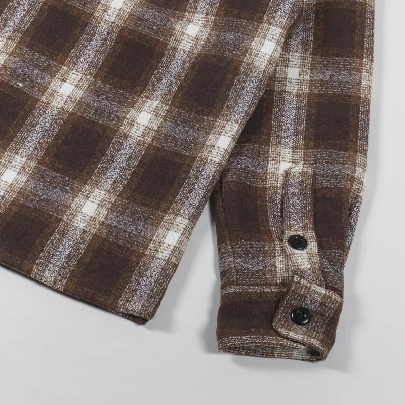 Deus Ex Machina Marcus Check Shirt Brown Plaid-7
