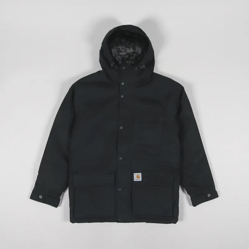 Carhartt WIP Mens Winter Morden Jacket Black Parka