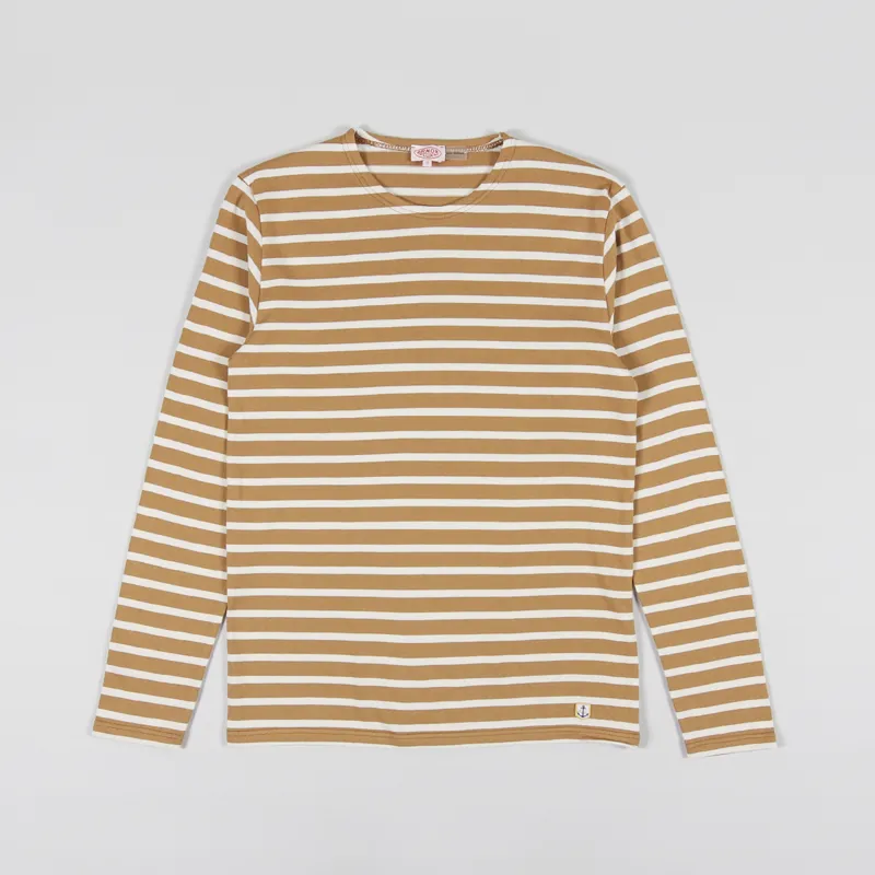 Armor Lux Mariniere ML Heritage T Shirt Cashew Natural