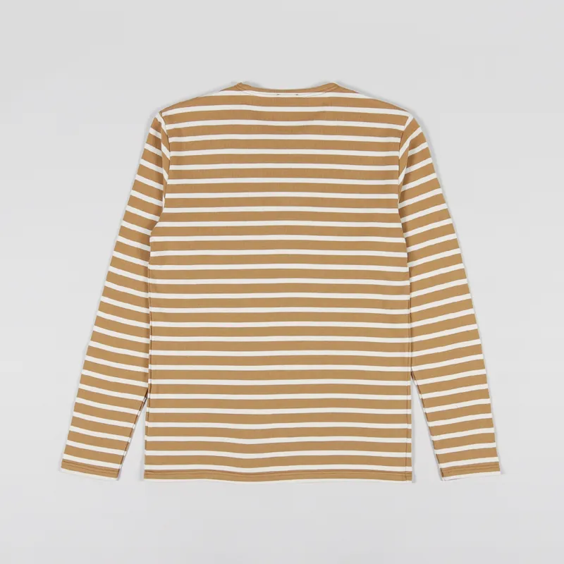 Armor Lux Mariniere ML Heritage T Shirt Cashew Natural-1