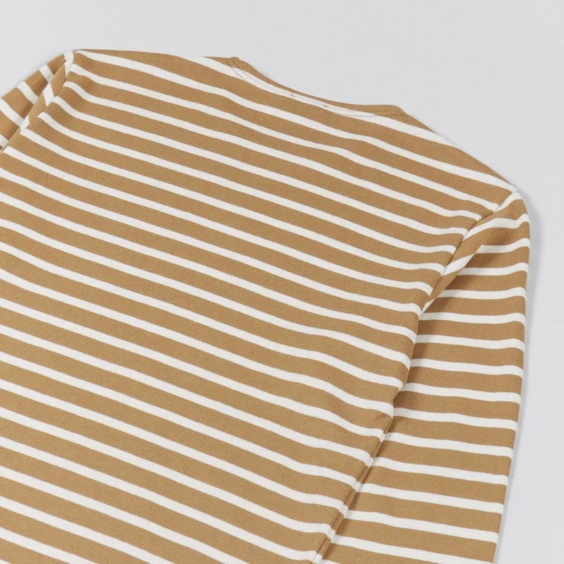 Armor Lux Mariniere ML Heritage T Shirt Cashew Natural-4