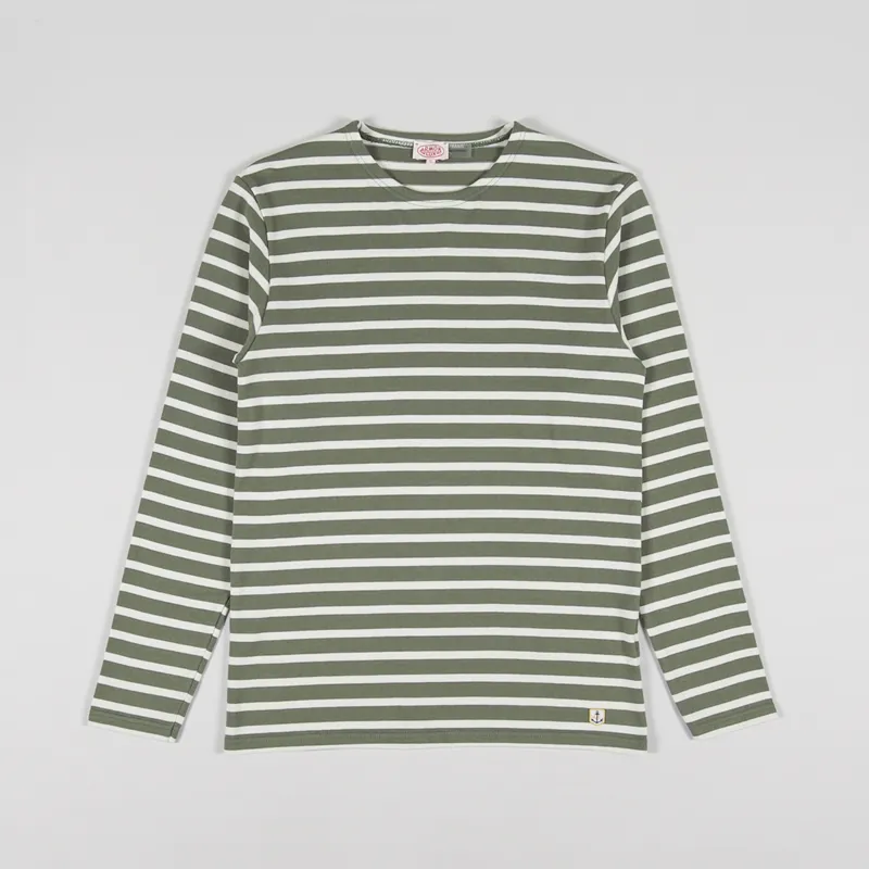 Armor Lux Mariniere ML Heritage T Shirt Military Nature