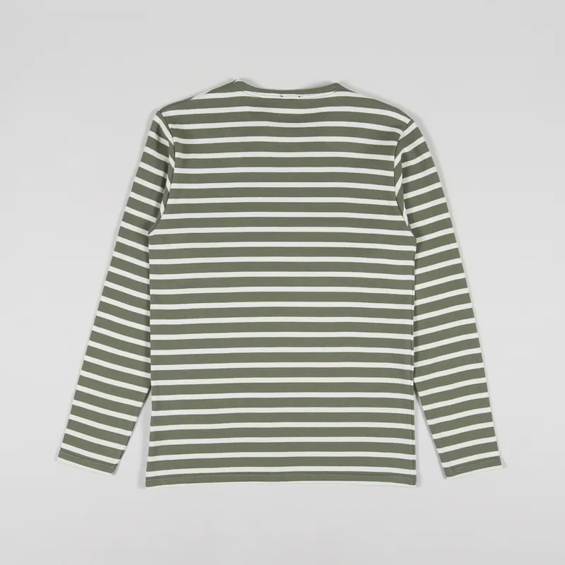 Armor Lux Mariniere ML Heritage T Shirt Military Nature-1