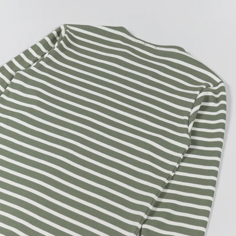 Armor Lux Mariniere ML Heritage T Shirt Military Nature-3