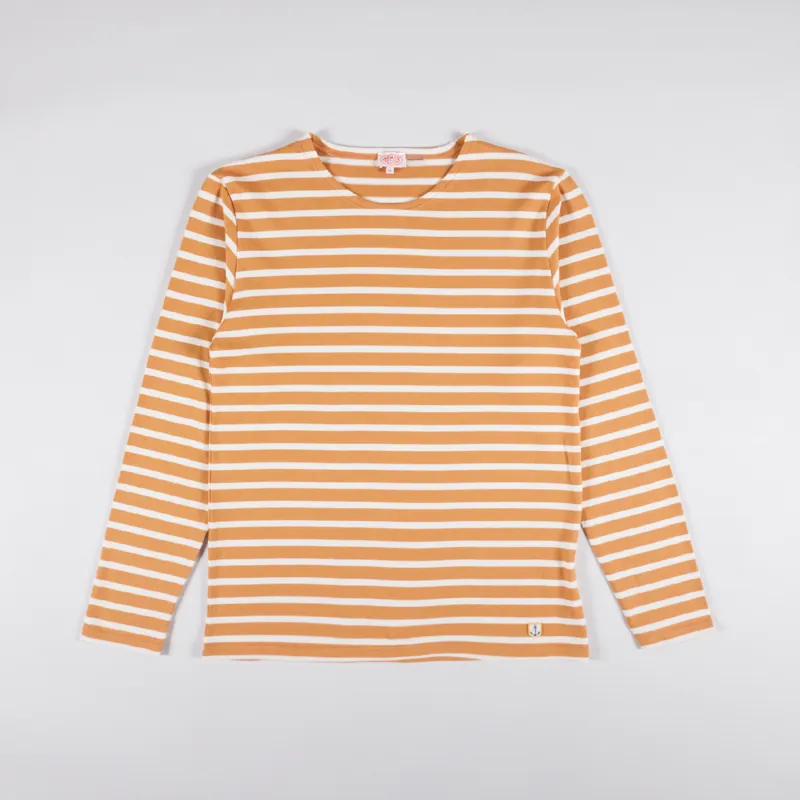 Armor Lux Mariniere ML Heritage T Shirt Rusty Nature