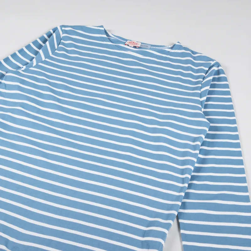Armor Lux Mariniere Plozevet T Shirt Bleu St Lo Blanc-2