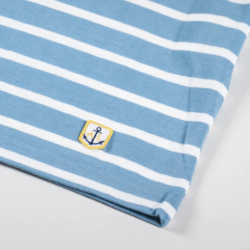 Armor Lux Mariniere Plozevet T Shirt Bleu St Lo Blanc-4