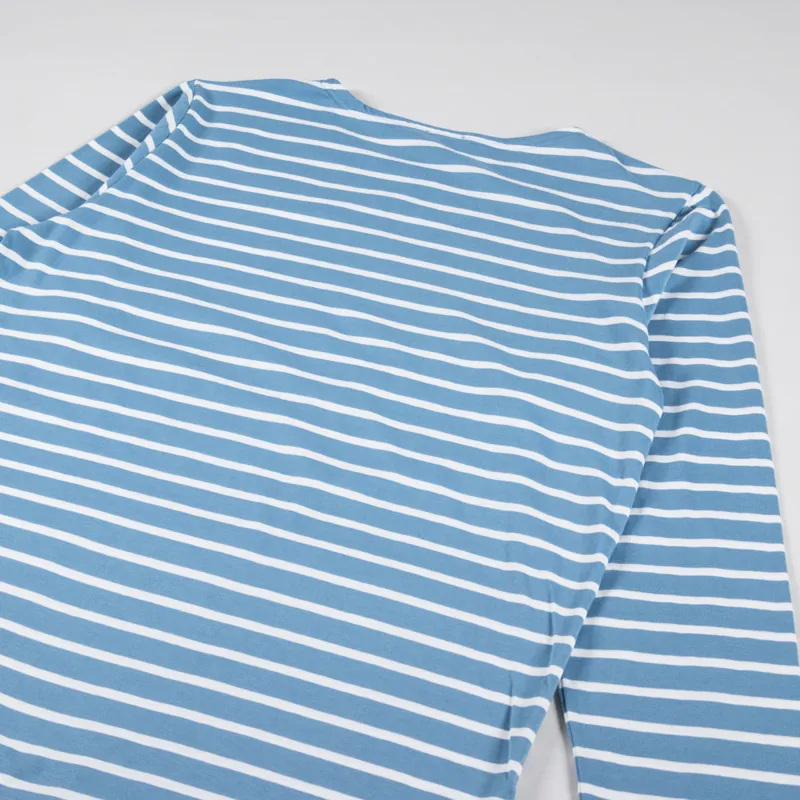 Armor Lux Mariniere Plozevet T Shirt Bleu St Lo Blanc-3