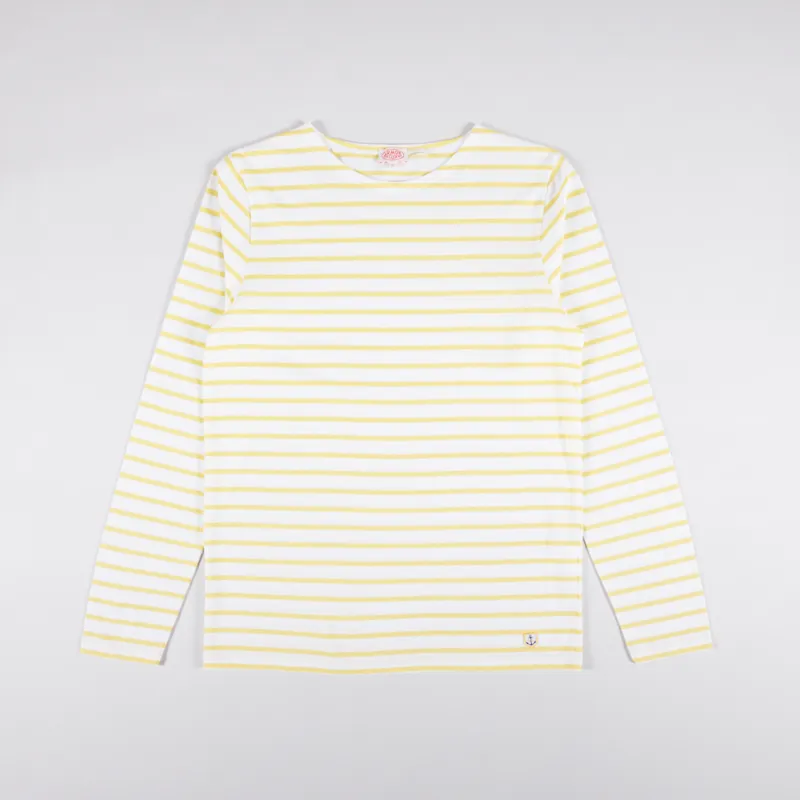 Armor Lux Mariniere Plozevet T Shirt Blanc Genet