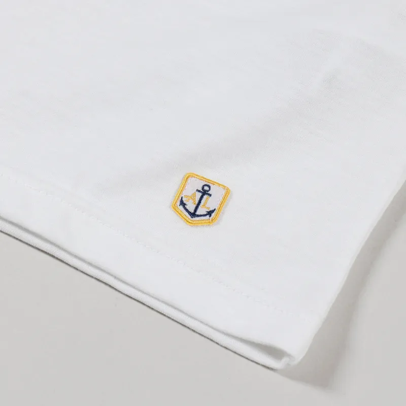 Armor Lux Mariniere Fantaisie T Shirt Blanc Navire-2