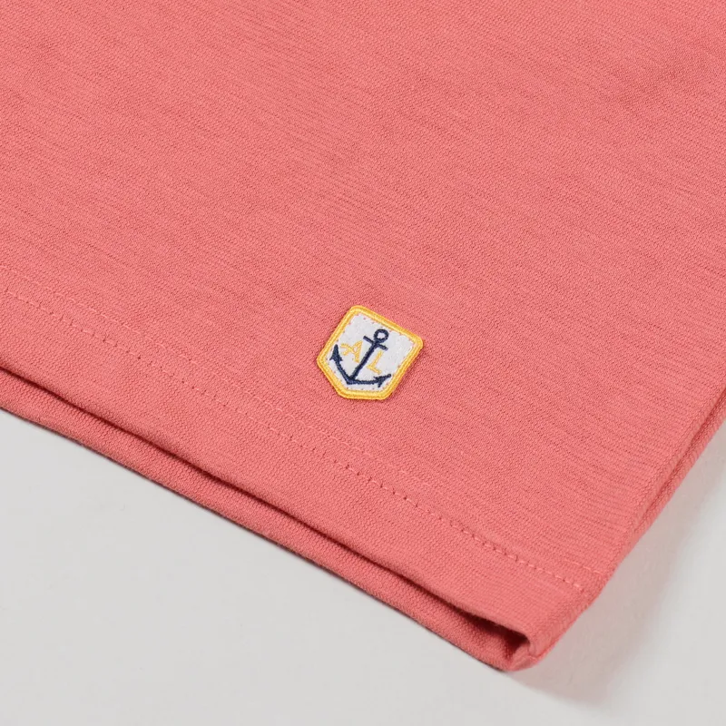 Armor Lux Mariniere Fantaisie T Shirt Rosewood Blanc-2