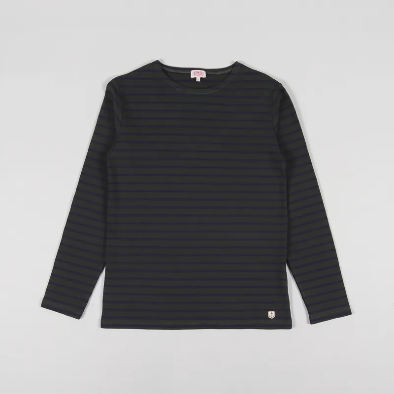 Armor Lux Mariniere Heritage Long Sleeve T Shirt Sherwood Navire