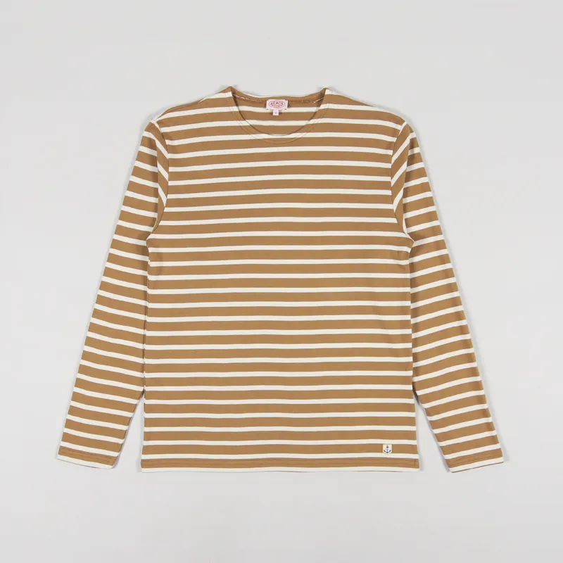 Armor Lux Mariniere ML Heritage T Shirt Cajou Nature