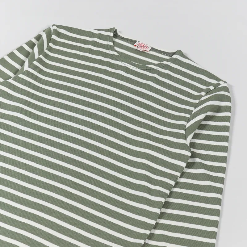 Armor Lux Mariniere ML Heritage T Shirt Military Night-2