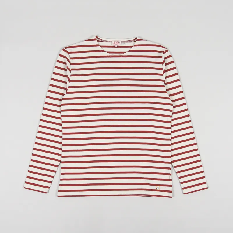 Armor Lux Mariniere ML Heritage T Shirt Nature Auburn