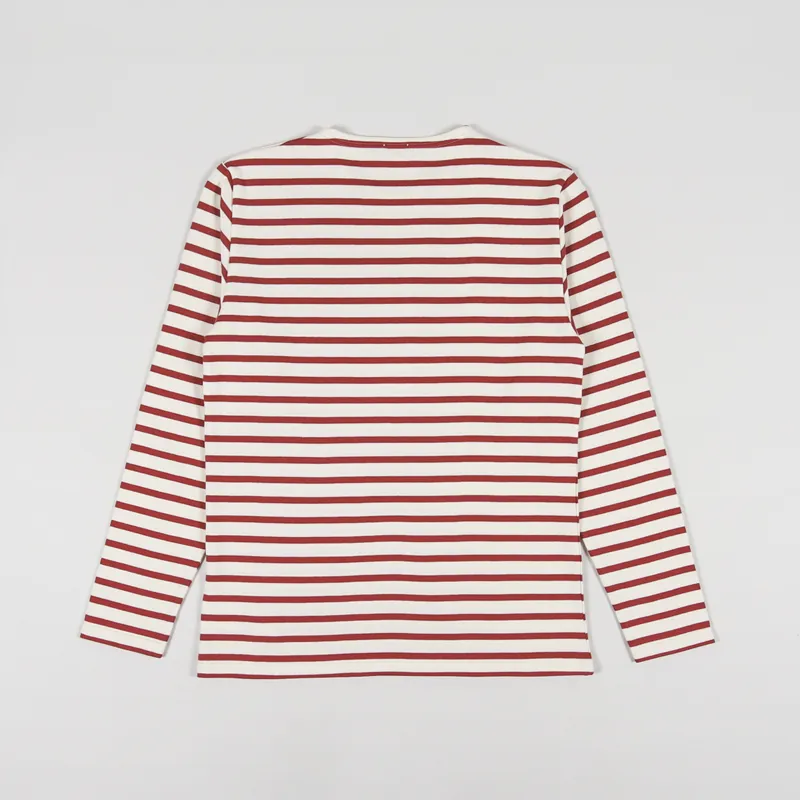 Armor Lux Mariniere ML Heritage T Shirt Nature Auburn-1