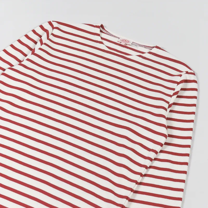 Armor Lux Mariniere ML Heritage T Shirt Nature Auburn-2