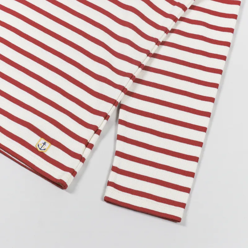 Armor Lux Mariniere ML Heritage T Shirt Nature Auburn-5