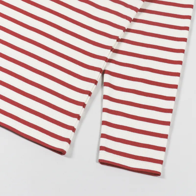 Armor Lux Mariniere ML Heritage T Shirt Nature Auburn-3