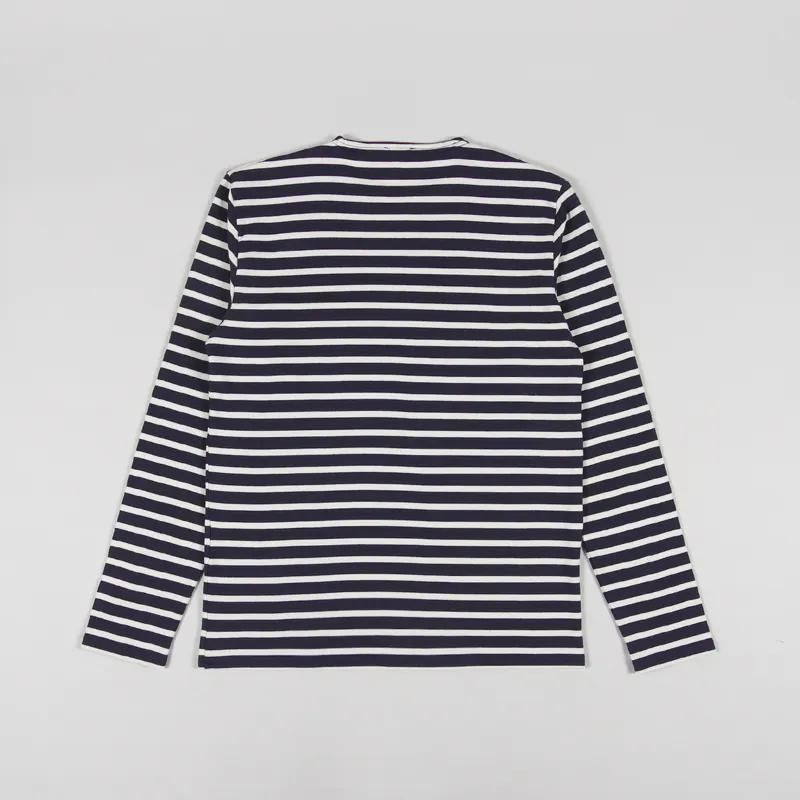 Armor Lux Mariniere ML Heritage T Shirt Navire Nature-1