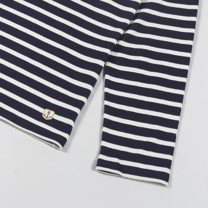 Armor Lux Mariniere ML Heritage T Shirt Navire Nature-4