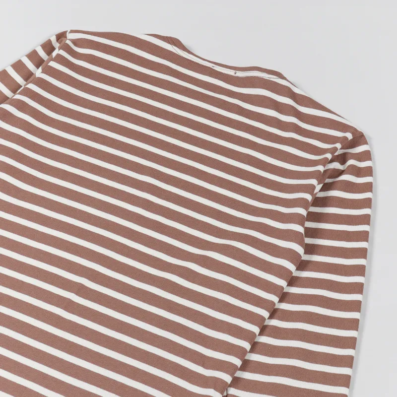 Armor Lux Mariniere ML Heritage T Shirt Praline Nature-4