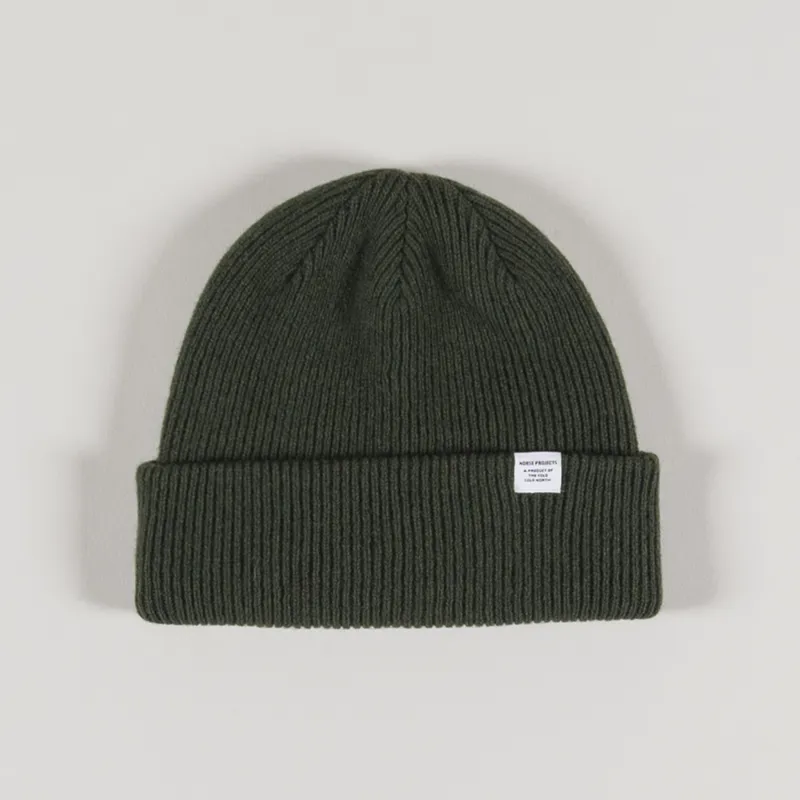 Norse Projects Beanie Army Green