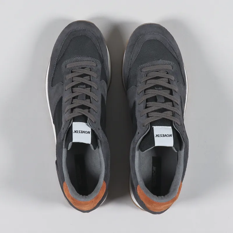 Novesta Marathon Trail Shoes Black Grey Transparent-2