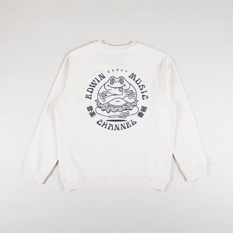Edwin Music Channel Sweat Whisper White