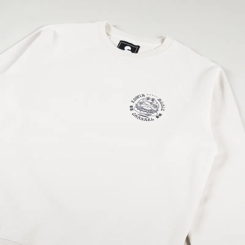 Edwin Music Channel Sweat Whisper White-3