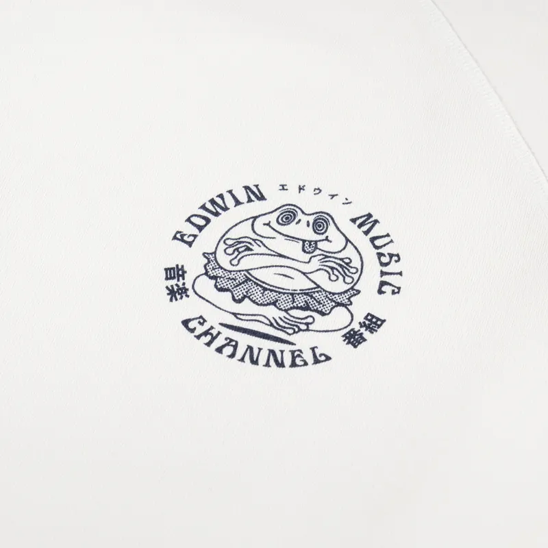 Edwin Music Channel Sweat Whisper White-4