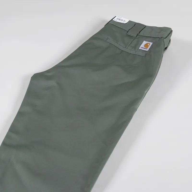 Carhartt WIP Master Pant Smoke Green Denison Twill-4