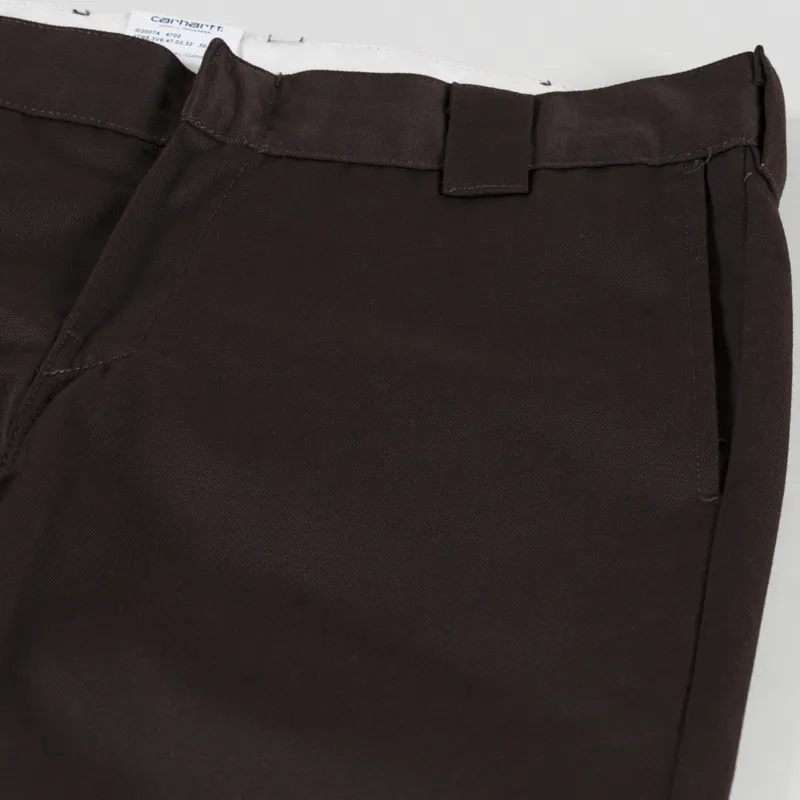 Carhartt WIP Master Pant Tobacco Rinsed Denison Twill-3