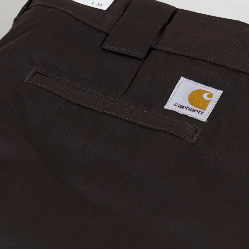 Carhartt WIP Master Pant Tobacco Rinsed Denison Twill-4