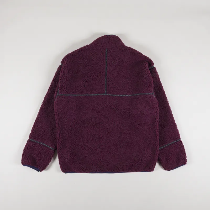 Manastash Mens Mt. Gorilla Fleece Jacket Burgundy