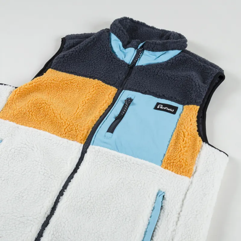 Penfield Geo Print Mattawa Vest Ebony-3