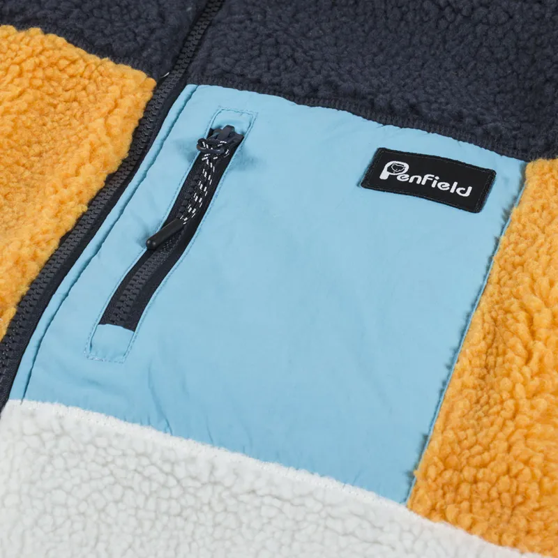 Penfield Geo Print Mattawa Vest Ebony-7