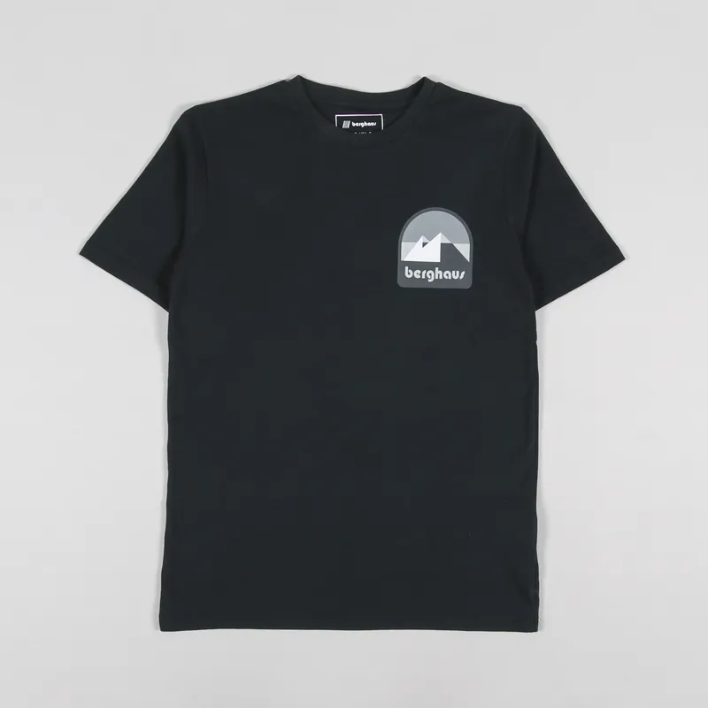 Berghaus Mountain Anaglyph T Shirt Black