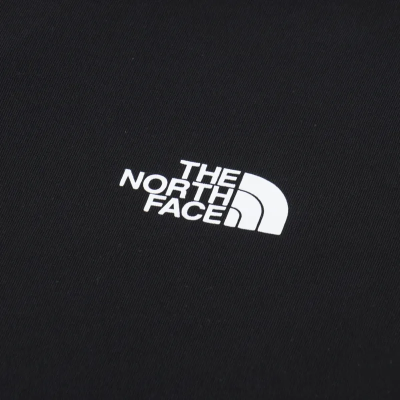 The North Face Mountain Outline T Shirt Black White-5