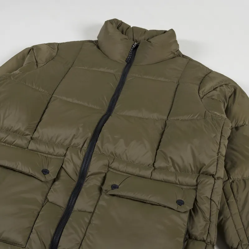 Taion Mountain Packable Volume Down Jacket Olive-3