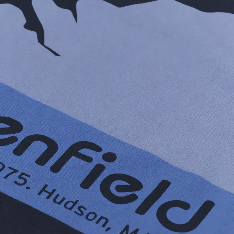 Penfield Mountain Scene Back Graphic T Shirt Navy-4