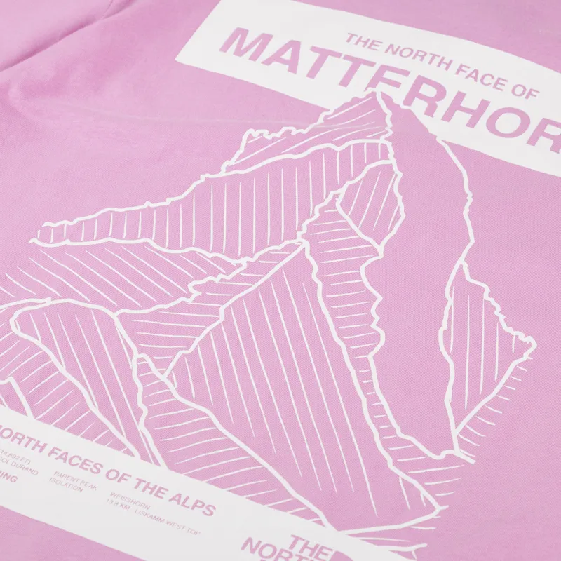 The North Face Matterhorn Face T Shirt Orchid Pink-3
