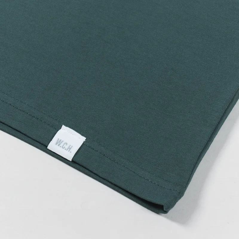 Working Class Heroes Mushroom Box logo Regular Fit T Shirt Glazed Green-4