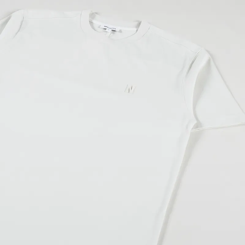 Norse Projects Johannes N Logo T Shirt Lucid White-2