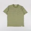 Norse Projects Holger Organic Sailor Stripe Pocket T Shirt Moss Green