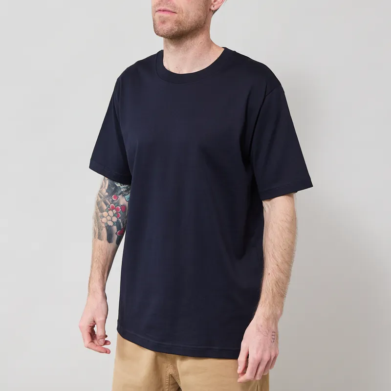Norse Projects Norse Standard T Shirt Dark Navy-1