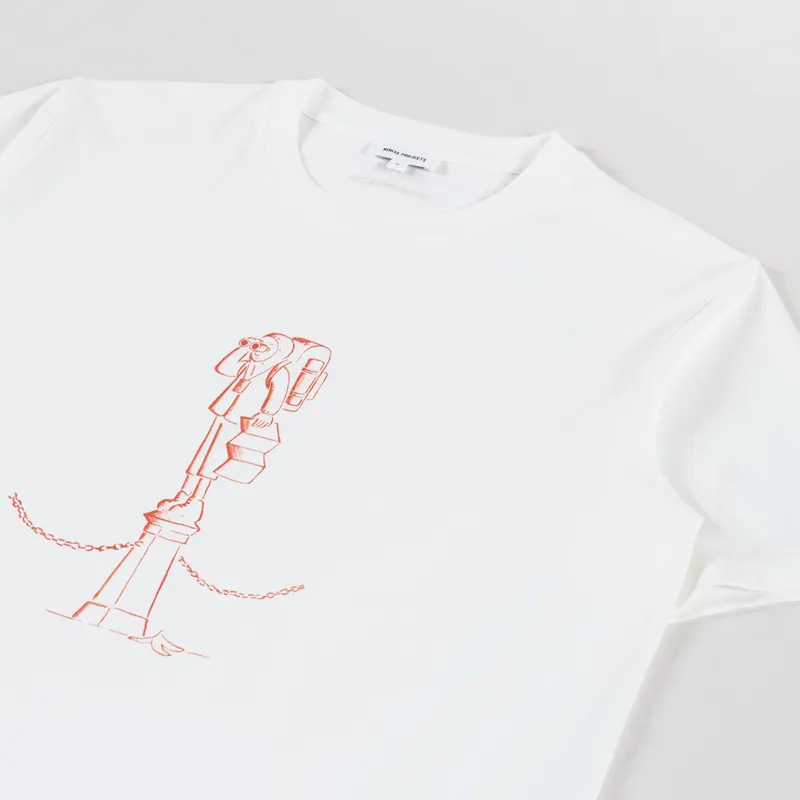 Norse Projects x Daniel Frost Map Master T Shirt White-2