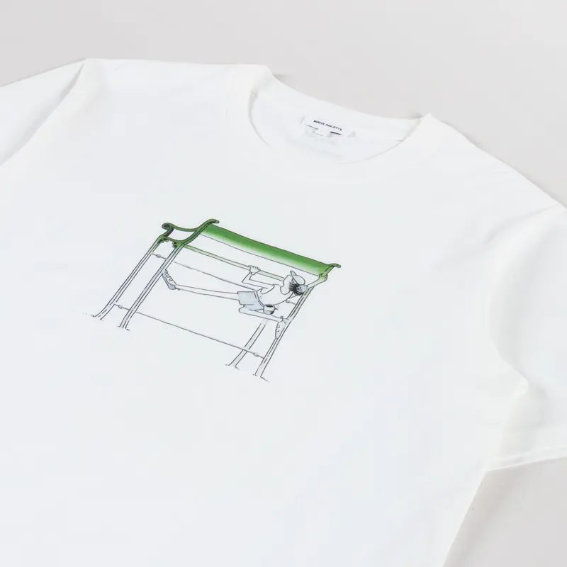 Norse Projects x Daniel Frost Benchmark T Shirt White-2