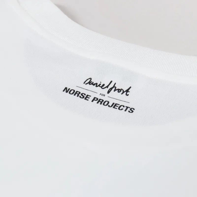 Norse Projects x Daniel Frost Benchmark T Shirt White-5